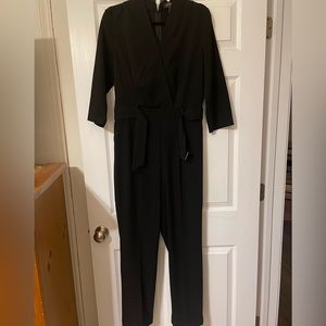 Classy black jumpsuit.